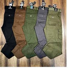 Boys Cotton Cargo Pants